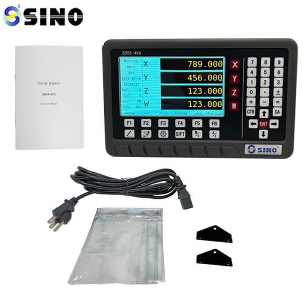 Quality SDS5-4VA 4 Axis Digital Readout Kits For Milling Lathe Glass Linear Scale TTL Square Wave for sale