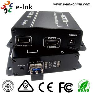 China Multimode Hdmi Over Fiber Optic KVM Extender Converter 1920 X 1080 Resolutions on sale