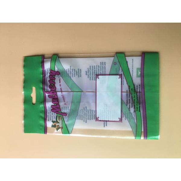 OPP + CPP Composite Packaging Poly Bags Open Bottom Heat - Sealed For Dried Fruit