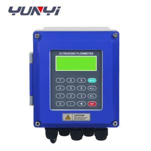 China DN100 Wall Mounted Ultrasonic Flow Meter , 1%FS Ultrasonic Flow Detector on sale