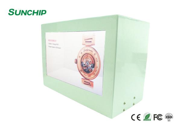 Quality High Brightness Transparent LCD Showcase Remotely Control To Publish Any Programs for sale