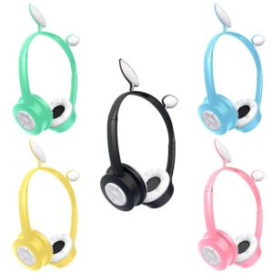 Buy cheap 3.5mm Stereo 300mAh 8hrs Cat Ear Speaker Headphones from wholesalers
