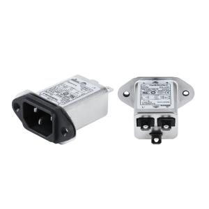 IEC Inlet EMI Filter 1A-10A 110V Single Socket Noise Filter For Power Switch