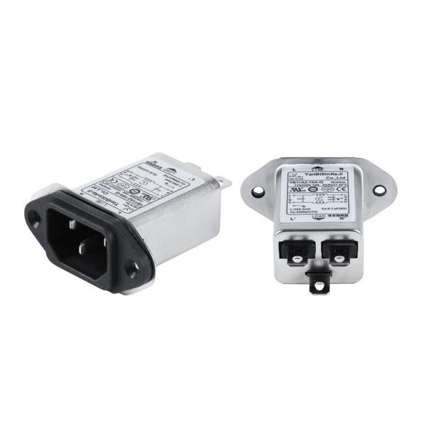 Quality IEC Inlet EMI Filter 1A-10A 110V Single Socket Noise Filter For Power Switch for sale