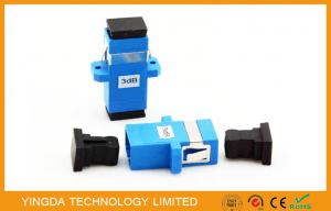 China Plastic PBT Fixed  Fiber Optic Attenuator SC / UPC 3dB 5dB 10dB , SC 15dB Attenautor on sale