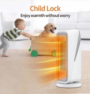 Wholesale Waterproof Portable Electric Fan Heater With Timer 1-4h Ceramic PTC Heating Element from china suppliers