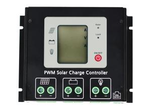 China 12V / 24V PWM Solar Charge Controller , Solar System Charge Controller Dual Period Design on sale