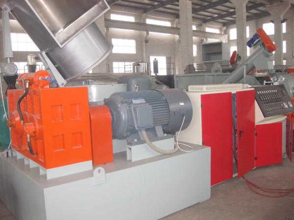 Quality Durable Plastic Recycling Granulator Machine PP PE Compacting Die - Face Cutting Pelletizing Line for sale