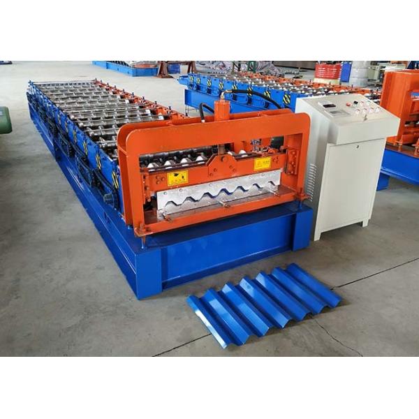 Trapezoidal Sheet Metal Roll Forming Machines Single Layer Type Easy Installation