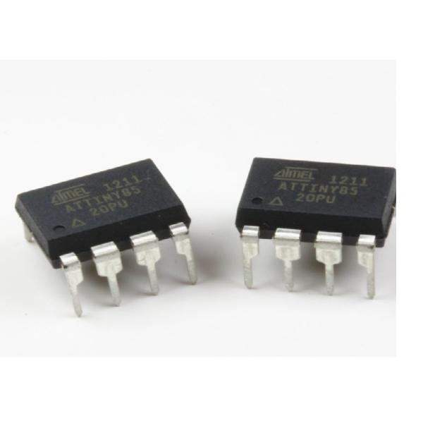 Programmable Flash 8 Bit Avr Microcontroller , Electronic Components IC ATTINY85-20PU