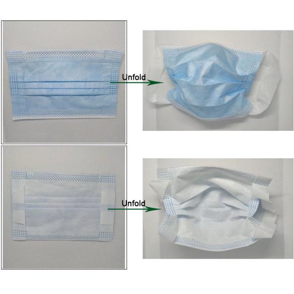 Children 3 Ply Colorful Printing Nonwoven Face Mask Size 160*129 *57MM