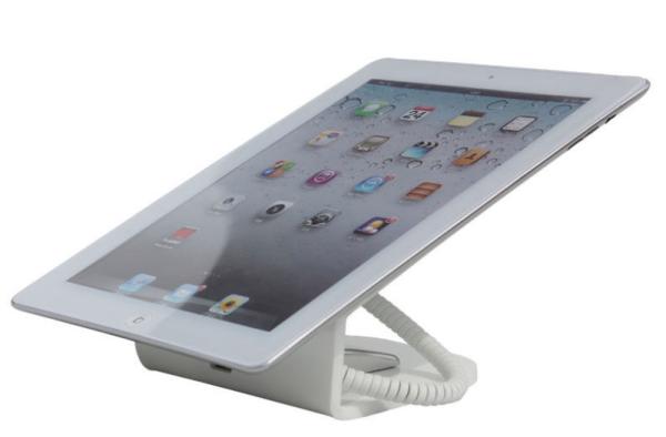Self Alarming Sensor Security Display Stand , Customized Ipad Security Display