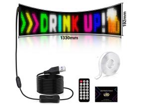 China Remote Control RGB Programmable Display , Shop Window Advertising LED Soft Display on sale