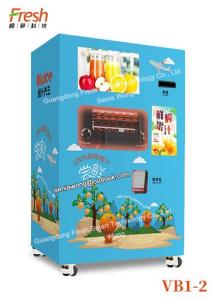 pure orange fresh juice mutilfunction Squeezing Automatic Beverage Vending Machine for college drinking withlarge window