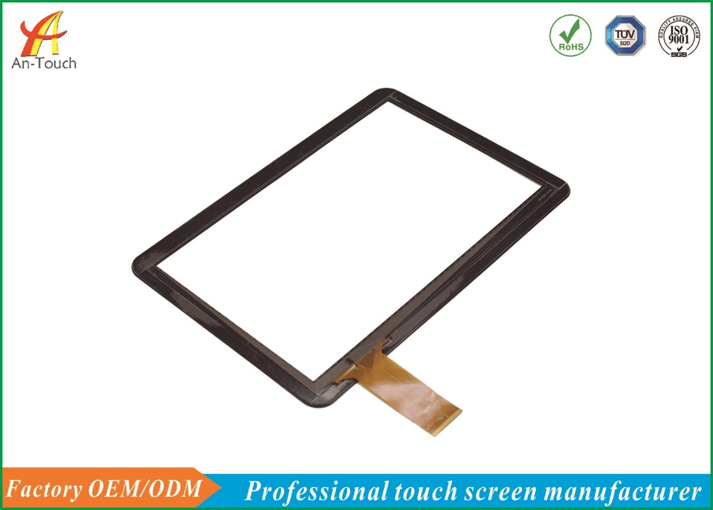 Customized Capacitive Touch Panel 14 Inch , Transparent Touch Screen For Android
