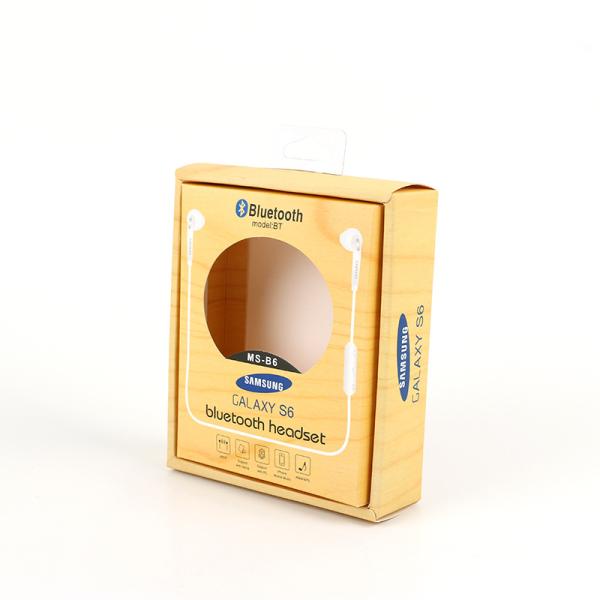 Custom Finished Cell Phone Accessories Packaging For Bluetooth Earphone Set