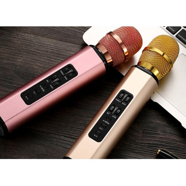 32GB Micro SD Card Bluetooth Speaker 2000Ah Battery 4 In 1 Karaoke Microphone