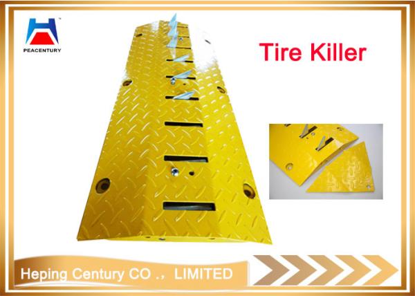 Quality Tire killer for tyre, durable one-way speed hump road spikes speed breaker for sale