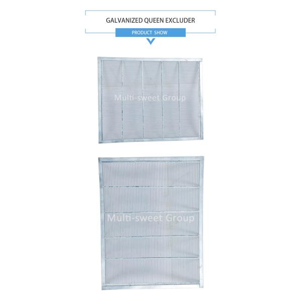 White PE PP Queen Rearing Plastic Queen Excluder 51*41cm