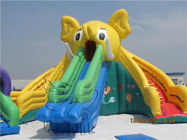 inflatable bounce slide, water park slides for sale, pool slide