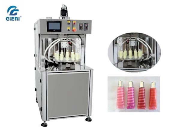 Quality Rotary Type Lip Gloss Filling Machine Multi - Colors Lip Gloss for sale