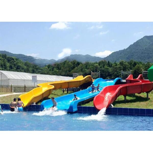 Custom Spiral Pool Slide Entertainment Equipment For Water Sport Games