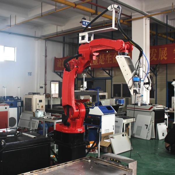 Quality IP65 Intelligent 6 Axis Welding Robot With CNC Controller for sale