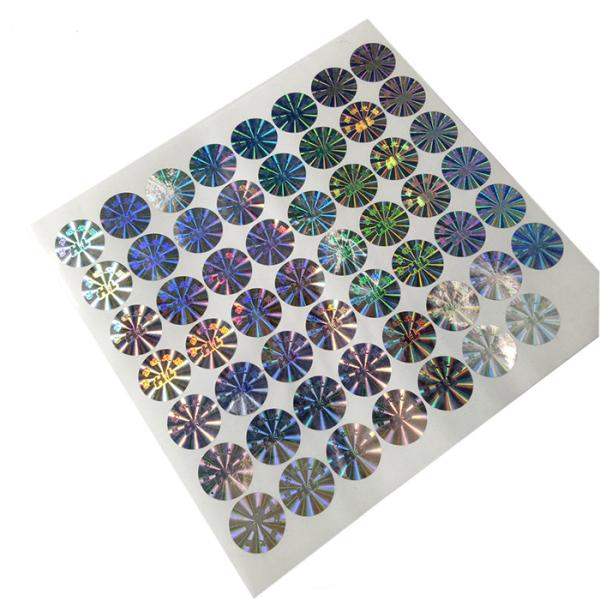 Printed 3D PET laser mterial anti counterfeit security hologram stickers