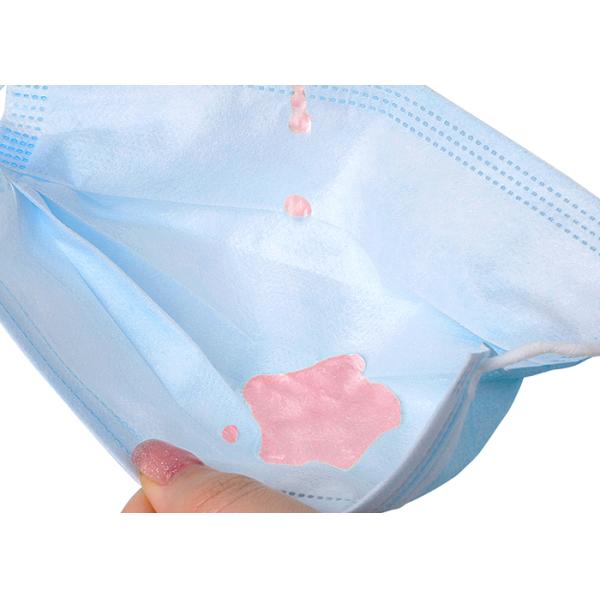 Durable One Time Face Mask Standard Three Ply Agaist Allergens Dust - Proof