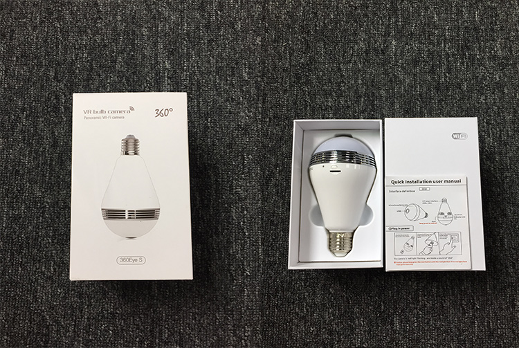 24 hours full hd wireless video spy 360 panoramic 130w pixels ip camera