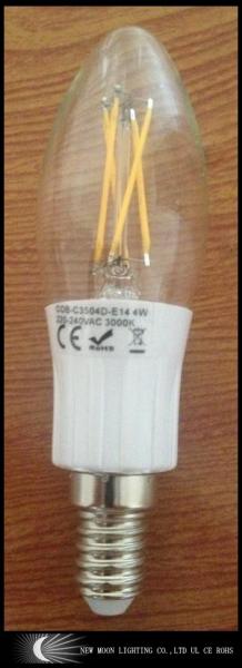 Quality E12 110V  LED filament flame candle light 2W for sale