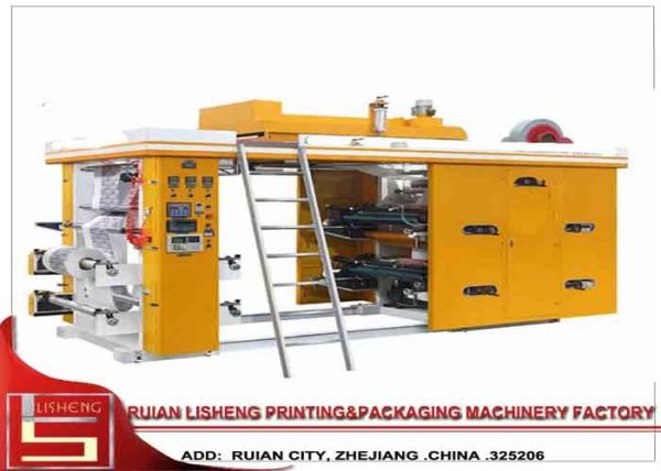High Speed 4 Color Flexo Printing Machine with Auto Loader / Auto Unloader