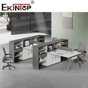 China Commercial Furniture Office Workstation Staff Table Height Adjustable  Rectangular on sale