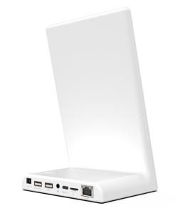 RK3288 L Shape Desktop Vertical Signage Display With 2GB RAM