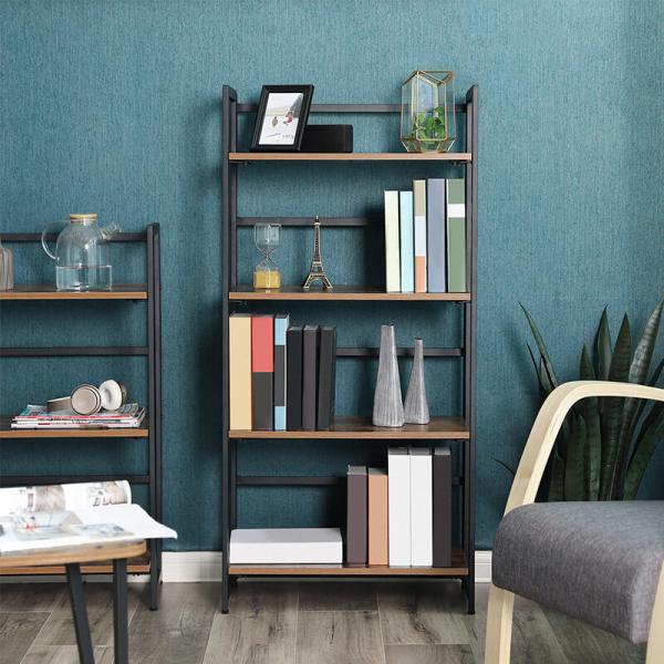Quality Foldable Bookshelf for Sale, Industrial Design Bookshelf, Ladder Shelf, Multi-functional Ladder Shelf, ULLS88X for sale