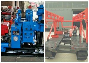 China Geotechnical Exploration Soil Testing Drilling Rig , Soil Sampling Equipment on sale