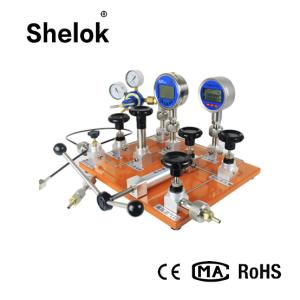 China LPG 0.05 accuracy 0-40MPa oxygen argon gas air co2 pressure reducer cng pressure reducing regulator calibrator on sale