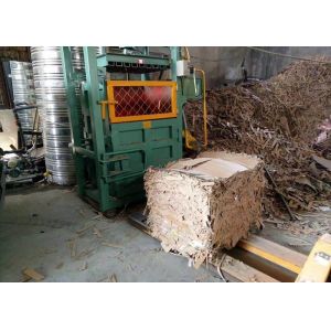 Wholesale Semi Auto Waste Paper Baler Machine Carton Strapping Machine Hydraulic Pressing from china suppliers
