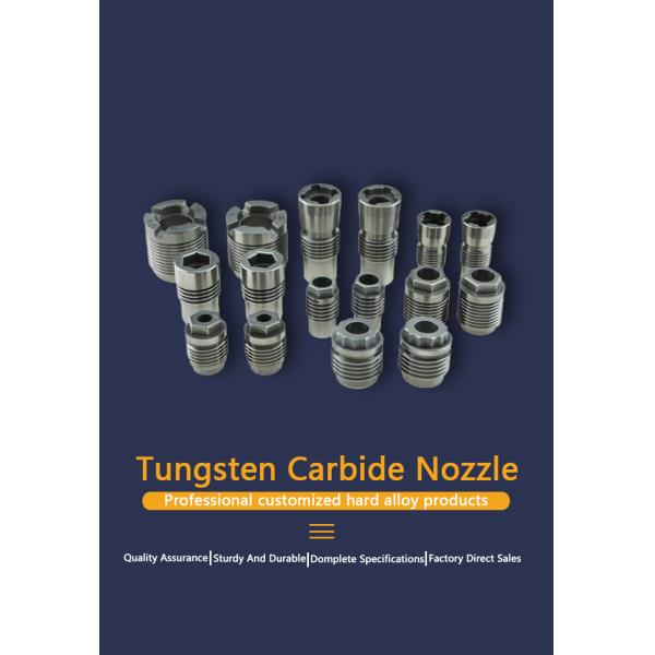 Custom Cemented Tungsten Carbide Alloy Roller Drill Bit Fixed Cylindrical Nozzle for PDC Drilling Oil Equipment