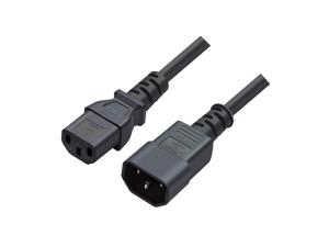 China IEC power cord Computer Power Extension Cord IEC-320-C14 to IEC-320-C13SZ3 on sale