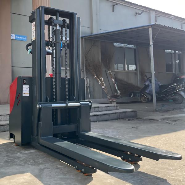 Electric Pallet Stacker Environmentally Friendly Technologically Advanced Solution For Warehouse Operations