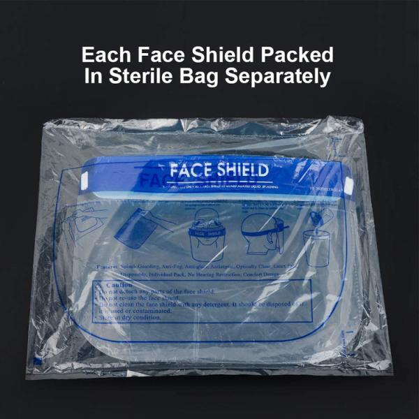 Reusable Safety Face Shield Eco Clear PET Full Cover CE Approved