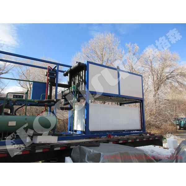 6-tonne Capacity Ice Block Machine for Bar or Block Ice in Sur Commande Dimensions