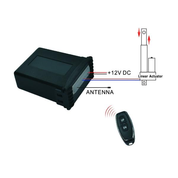 Quality 12 VDC 1 Channel Linear Actuator Controllers Remote Control for sale