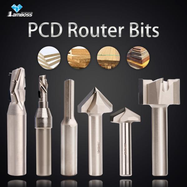 Quality Customizable PCD Router Bits For Wood Materials Cnc Router Bit for sale