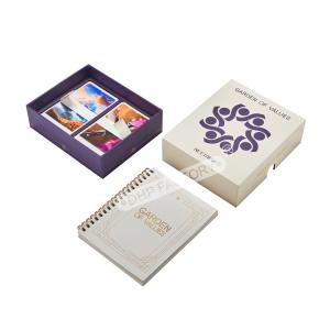 Wholesale 100 Playing Card Deck Box Debossing Custom Logo With Paper Tray Separate from china suppliers