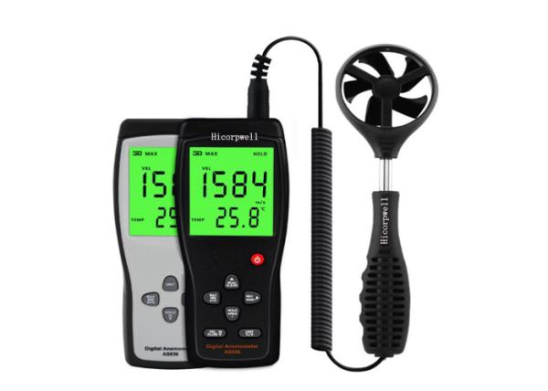 Quality Poratble Wind Speed Measuring Device Anemometer Gauge With LCD Back Light for sale