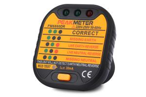 Wholesale 220V - 250V EU Plug Electric Socket Tester Support GFCI / RCD Test Functions from china suppliers