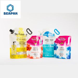Wholesale Biodegradable Juice Drink Stand Up Liquid Pouch With Spout from china suppliers