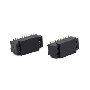 Quality 0.8mm SMT Female Socket Header Double Row 2x20 Pin Header for sale